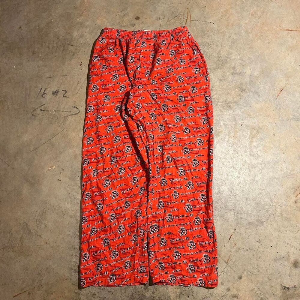 Nascar Men's Orange and Red Pajamas
